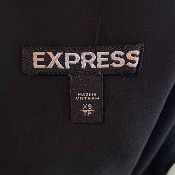 Express Floral Sleeveless Top – Size XS – Black & Red – Y2K Soft Girl Bloomcore - Picture 5 of 6